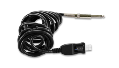 1/4"Jack to USB cable, (Guitar,Bass,Line to USB)