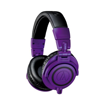 Professional Studio Monitor Headphones with Bluetooth, Purple