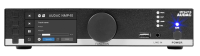 Audac MFA216 - All-in-one audio solution - 2 x 80W @ 4 Ohm - 160W @ 70/100V