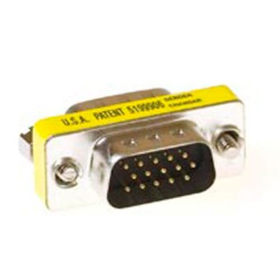 High density D-sub adapter 15-polig - 15-polig (VGA), Gender: 15HDM-15HDF