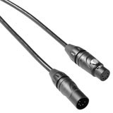 XLR DMX Cable Male/Female. Length: 1,00 m