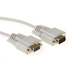 Serial 1:1 connection cable 9 pin D-sub male - 9 pin D-sub female, Length: 1,00