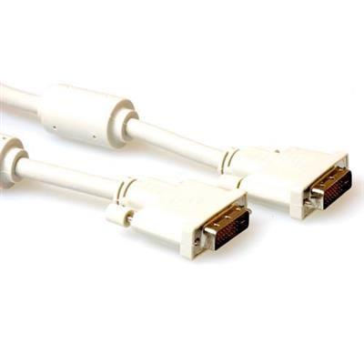 High quality DVI-D Dual Link connection cable male-male. Length: 10,00