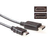 Conversion cable DisplayPort male - HDMI-A male, Length: 0,50 m