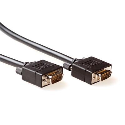 Ultra High Performance VGA connection cable male-male with molded hoods, Length: