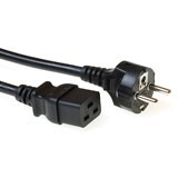 230V connection cable schuko male - C19, Length: 5,00 m