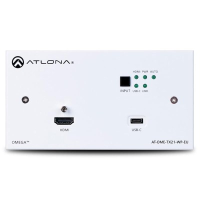 OMEGA HDMI TRANSM. WALL-PLATE - Atlona Omega HDMI transmitter wall plate