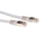 CAT6A S/FTP PiMF LSZH patch cable grey. Length: 5.00 m