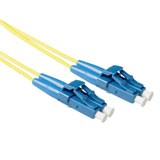 LC-LC 9/125æm OS2 Duplex short boot fiber optic patch cable. Length: 3.00 m