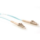 LC-LC 50/125æm OM3 Duplex fiber optic patch cable, Length: 1,00 m