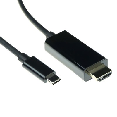 USB3,1 CM - HDMI M 4K/60HZ 2M - ACT USB Type C naar HDMI male conversie kabel 4K