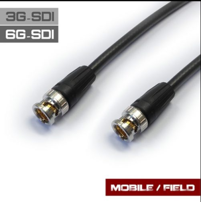 b-LINE Belden 1505F 3G/6G-SDI Flexible Cable w/ Neutrik BNC - 2,0m