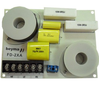 2-way filter 1800 Hz - 600 W - 12dB-oct - HF-att.