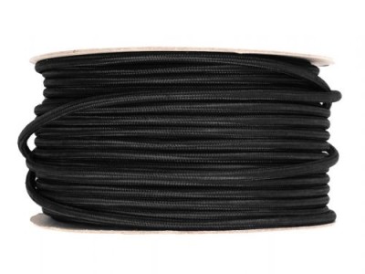 Armoured cable for pendant light, 3*0.75mm², vlack