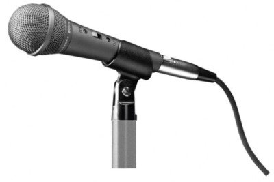 Handmicrofoon met 7 m kabel en jack-plug