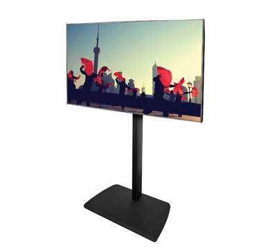 SYSTEM X - Universal Flat Screen Floor Stand (VESA 600 x 400) - 1,8m - Black