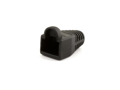 Boot Black for RJ45  CAT6a AWG23 - max 7,0 mm
