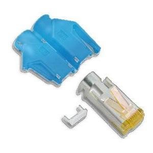 Boot Blue for RJ45 Hirose CAT6a - max 6,6 mm