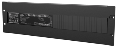 DIN rail blanking strip - 6 module - 10 strips Black version