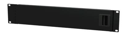 19" blind panel with service door - 2HE