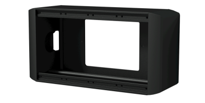 CASY on-wall chassis - 4 space Black