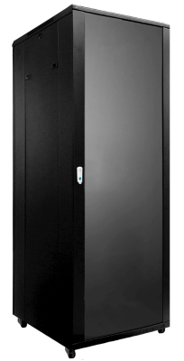 Caymon SPR8842/B - 19" rack cabinet - 42 units - 800mm W x 800mm D Black version - 800mm width