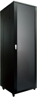 Caymon SPR8842GG/B - 19" rack cabinet - 42 units - 800mm W x 800mm D - Grill front & rear door Black