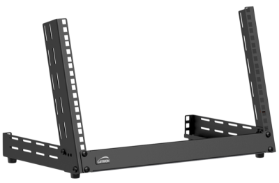 Caymon TPR306A/B - Desktop open frame rack - 6 units - Adjustable angle 0ø~15ø Black