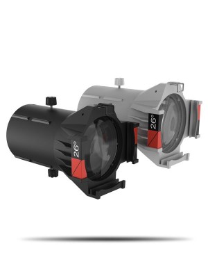 26 Degree Ovation Ellipsoidal HD Lens Tube White Housing - NO LIGHT ENGINE INC