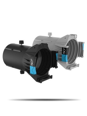 50 Degree Ovation Ellipsoidal HD Lens Tube White Housing - NO LIGHT ENGINE INC