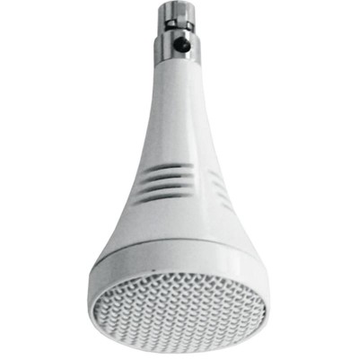 Microphone Electret Condenser 3 mics with XLR connectors; White Ceiling Micropho