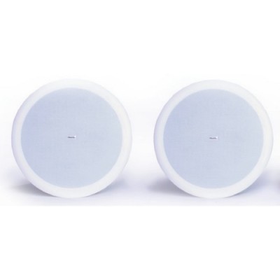 LS6CT speakers, includes two 6" ceiling speakers with 8 ohm or 70/100V taps and
