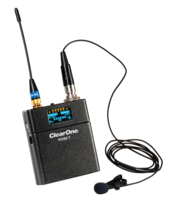 Lavalier, Omni, Black color microphone for Wireless Beltpack Transmitter