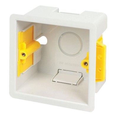 PILOTBOX - Wall insert square box 47 mm white for PILOT cont