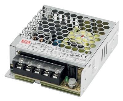 LRS-50-5 - Power Supply - 5VDC 50W max - IP20 - 1 output