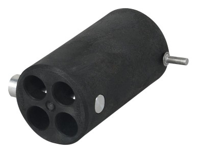 4W connector complete f,50,8mm tube black