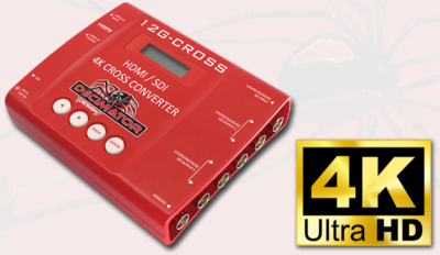 DECIMATOR 12G-CROSS: 4K HDMI/SDI Cross Converter Scaling&Frame Rate Conversion