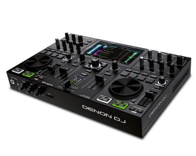 Denon PRIME GO: 2-Deck Rechargeable Smart DJ Console with 7-inch Touchscreen