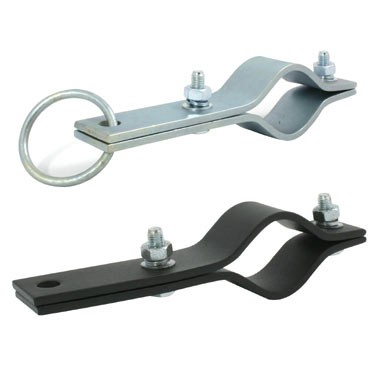 HANGING CLAMP 48mm (with ring) (black)