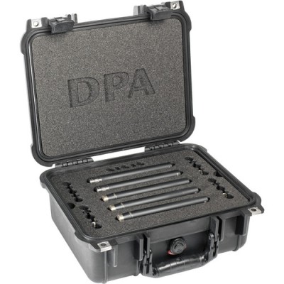 d:mension Surround Kit with 5 x 4006A, Clips, Windscreens in Peli Case