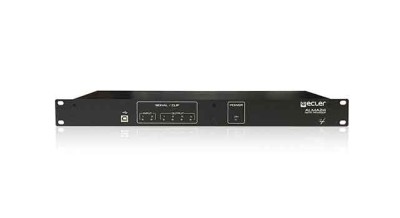 19" 1 unit rack DSP including EclerCOMM software, 2 inputs and 4 outputs, 24 bit