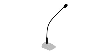 ECLER eMCN2 is a condenser gooseneck microphone, with a perfect profile for mess