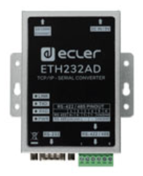 Ecler ETH232AD serial interface for bidirectional transparent transmission