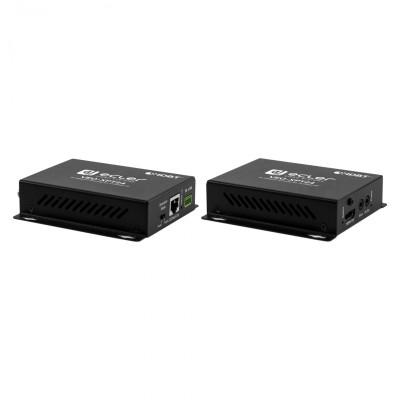 VEO-XPT24 allows to extend one 4K video signal up to 40m over a single Cat 5e/6
