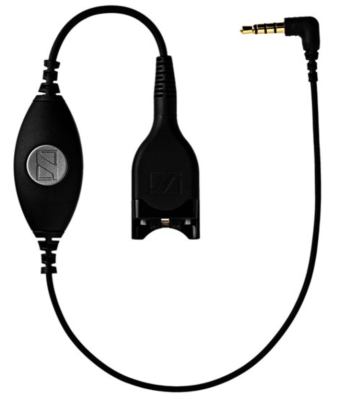 CMB 01 CTRL - Adapter cable with hook switch and 3.5mm jack to smartphone