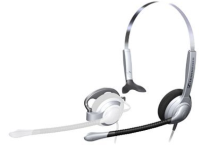 SH 335 - 2-in-1 solution ear clip or monaural ear piece headset