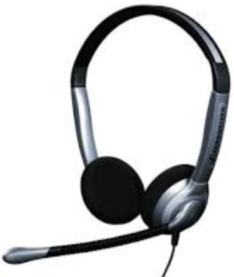 SH 350 - Over the head, binaural headset with large ear caps