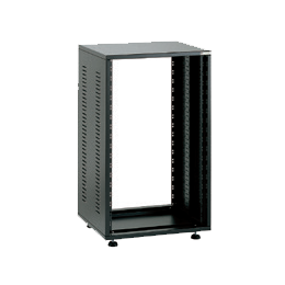 rack cabinet, 18U, RAL9005, D:445mm