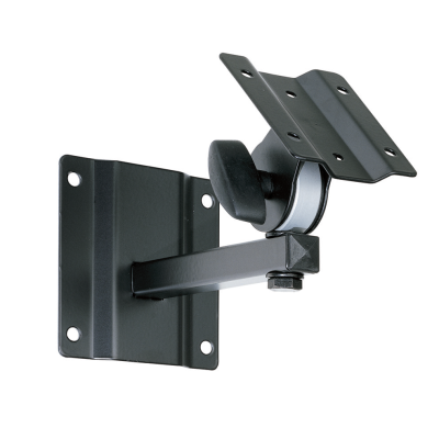 wall mounting speaker bracket, plate with 6 holes, RAL9005