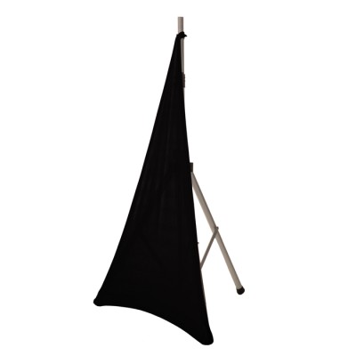 Enkel-zijdige zwarte stretch cover voor lighting stand